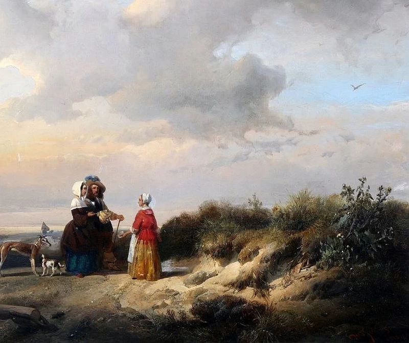 Elegante compagnia tra le dune